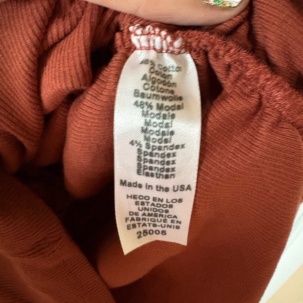 Michael Stars Ruched Rust Dress - Picture 5 of 5